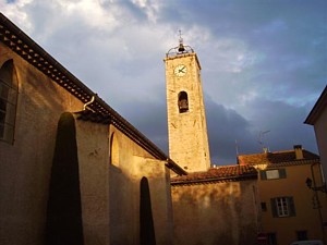 L'écglise de Mouans-Sartoux.